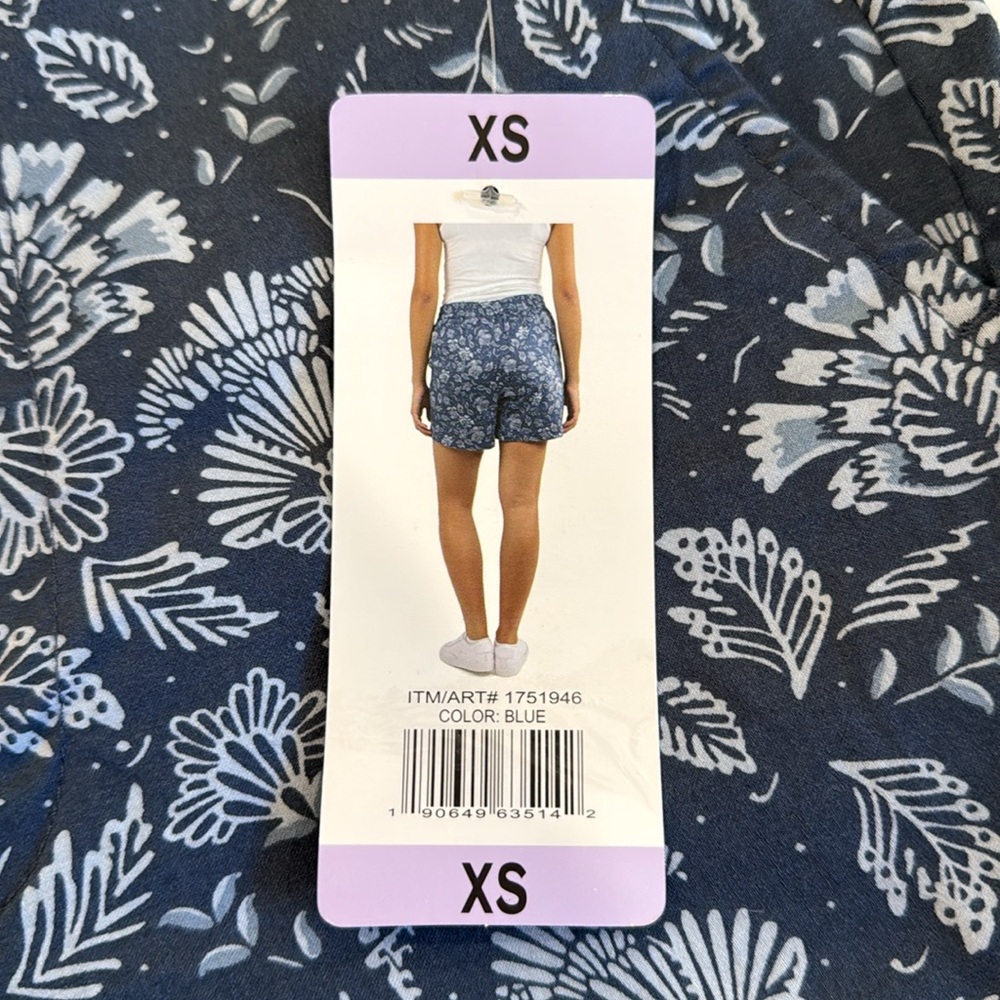 Jachs Girlfriend Ladies' Printed Chino Shorts, blue, XS - Picture 5 of 6